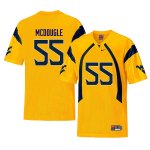 Men's West Virginia Mountaineers NCAA #55 Lamonte McDougle Yellow Authentic Nike Retro Stitched College Football Jersey RV15W56HZ